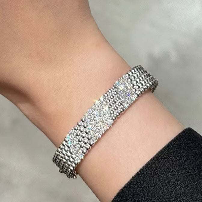 [Avelora Jewelry]  FIVE-ROW DIAMOND BRACELET