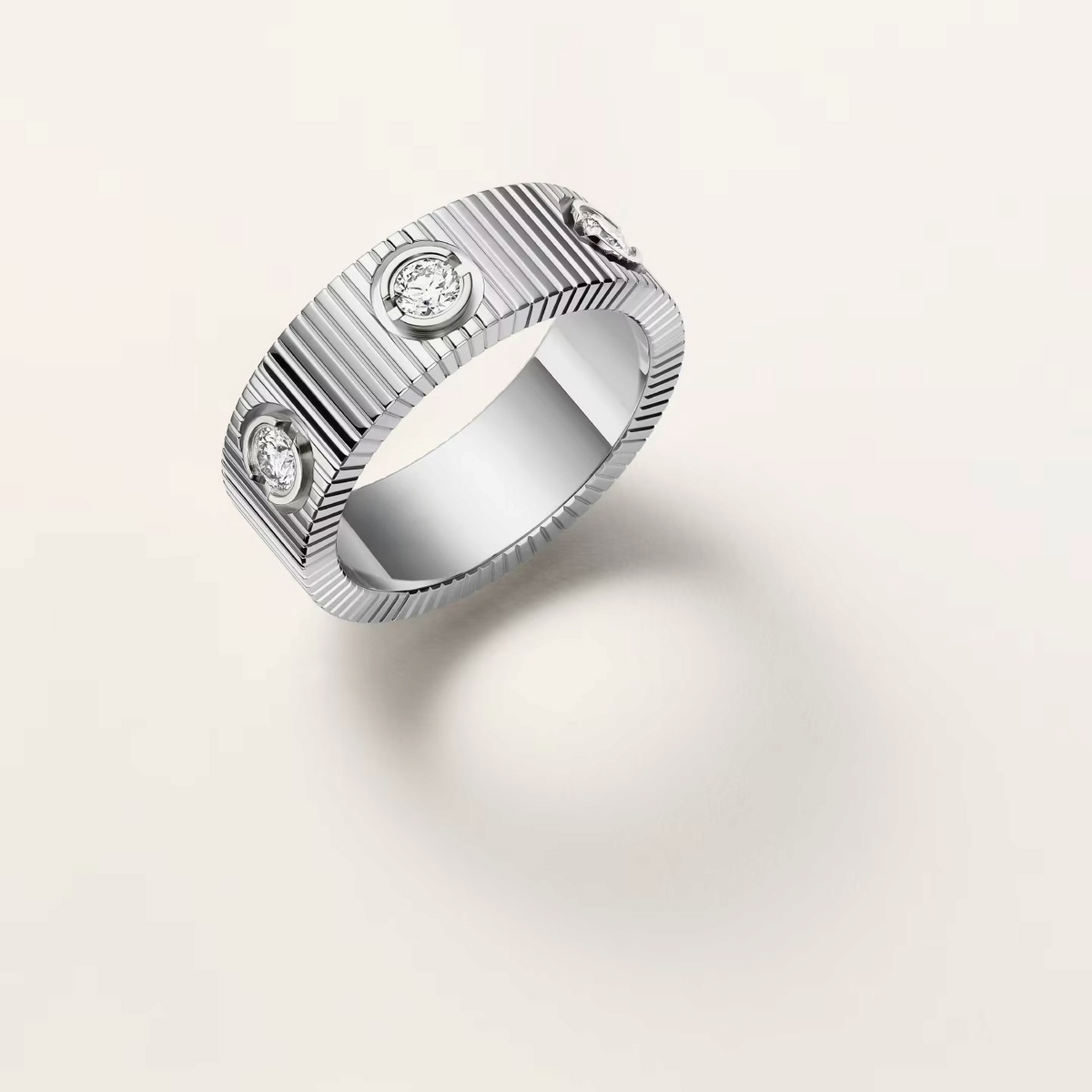 [Avelora jewelry]LOVE 6.5MM UNLIMITED RING, 6 DIAMONDS