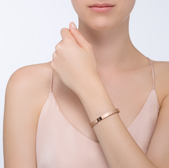 [Avelora Jewelry ]LOVE BRACELET 6.1MM 4 DIAMONDS