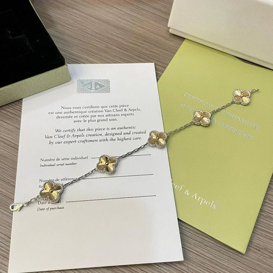 [Avelora Jewelry ] CLOVER 5 MOTIF LASER BRACELET COLLECTION