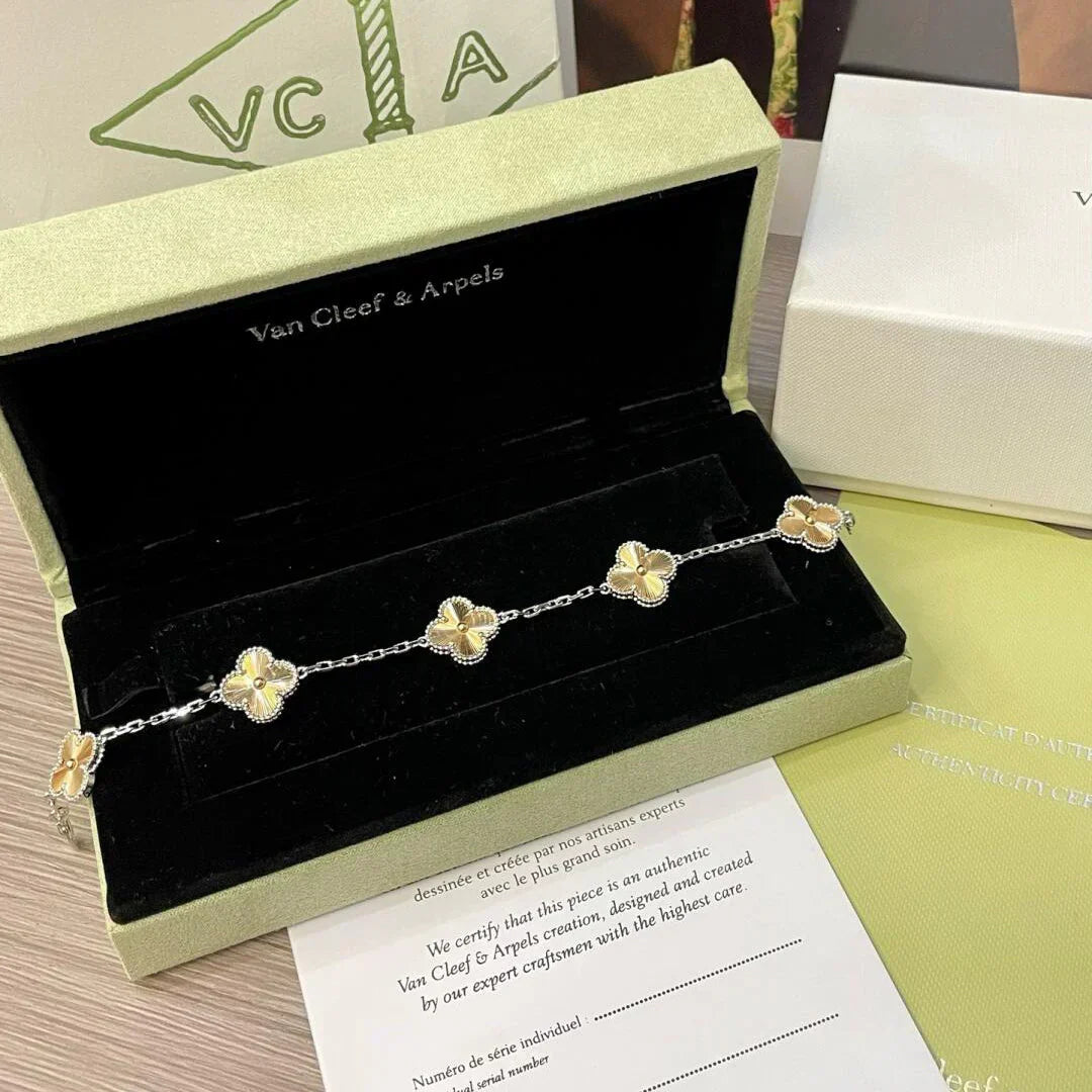 [Avelora Jewelry ] CLOVER 5 MOTIF LASER BRACELET COLLECTION