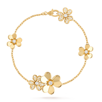 [Avelora Jewelry ]FRIVOLE GOLD 5 FLOWERS BRACELET