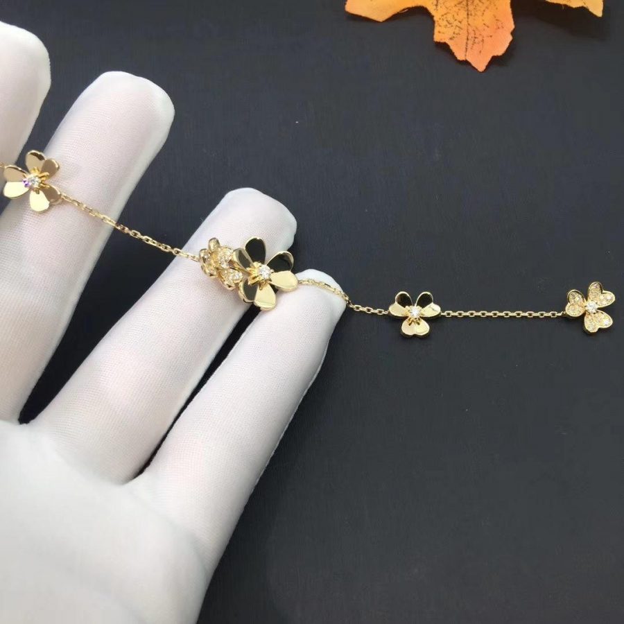 [Avelora Jewelry ]FRIVOLE GOLD 5 FLOWERS BRACELET