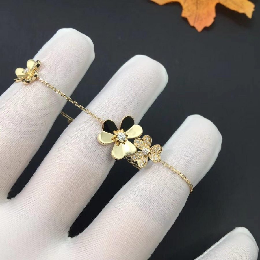 [Avelora Jewelry ]FRIVOLE GOLD 5 FLOWERS BRACELET
