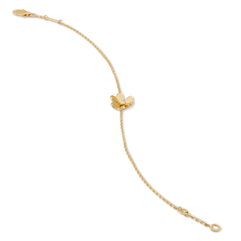 [Avelora Jewelry ]FRIVOLE GOLD FLOWER PINK MALACHITE BRACELET