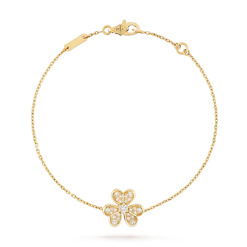 [Avelora Jewelry ]FRIVOLE GOLD FLOWER DIAMOND BRACELET