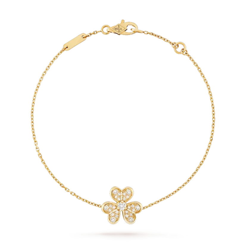 [Avelora Jewelry ]FRIVOLE GOLD FLOWER DIAMOND BRACELET