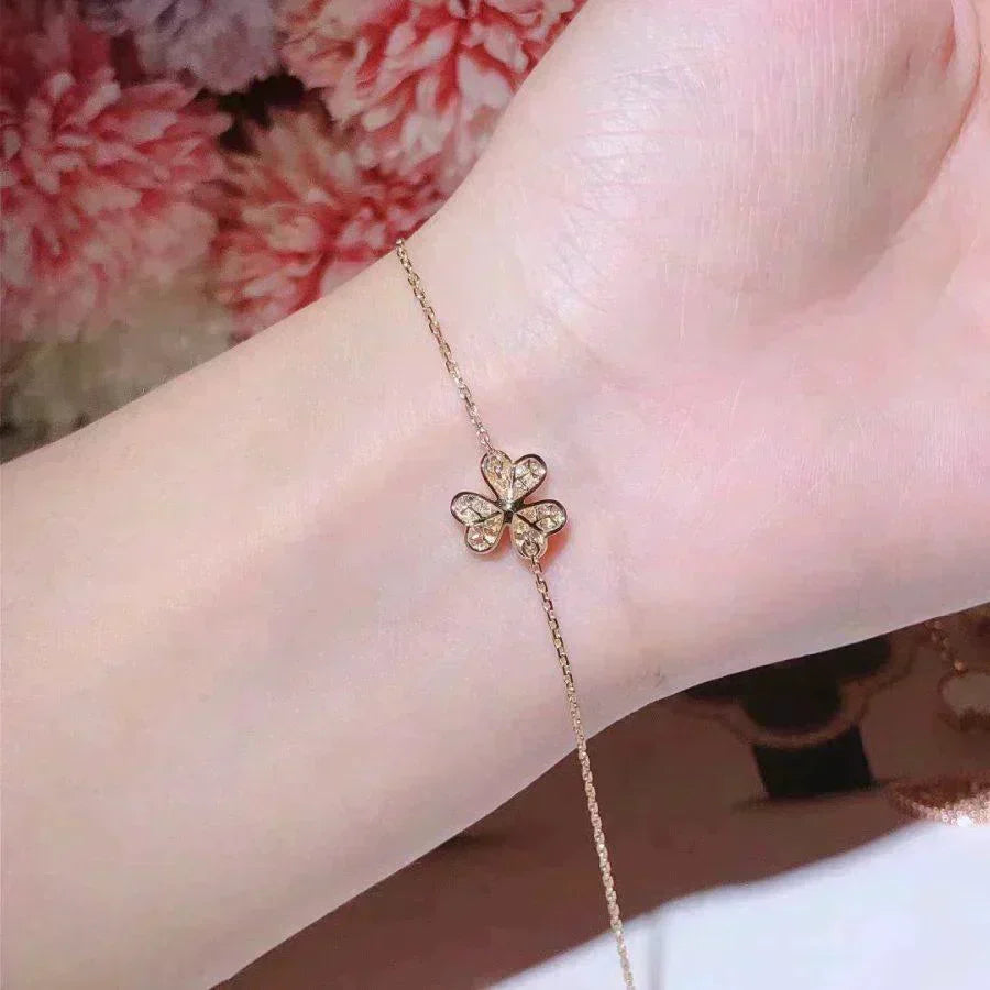 [Avelora Jewelry ]FRIVOLE GOLD FLOWER DIAMOND BRACELET