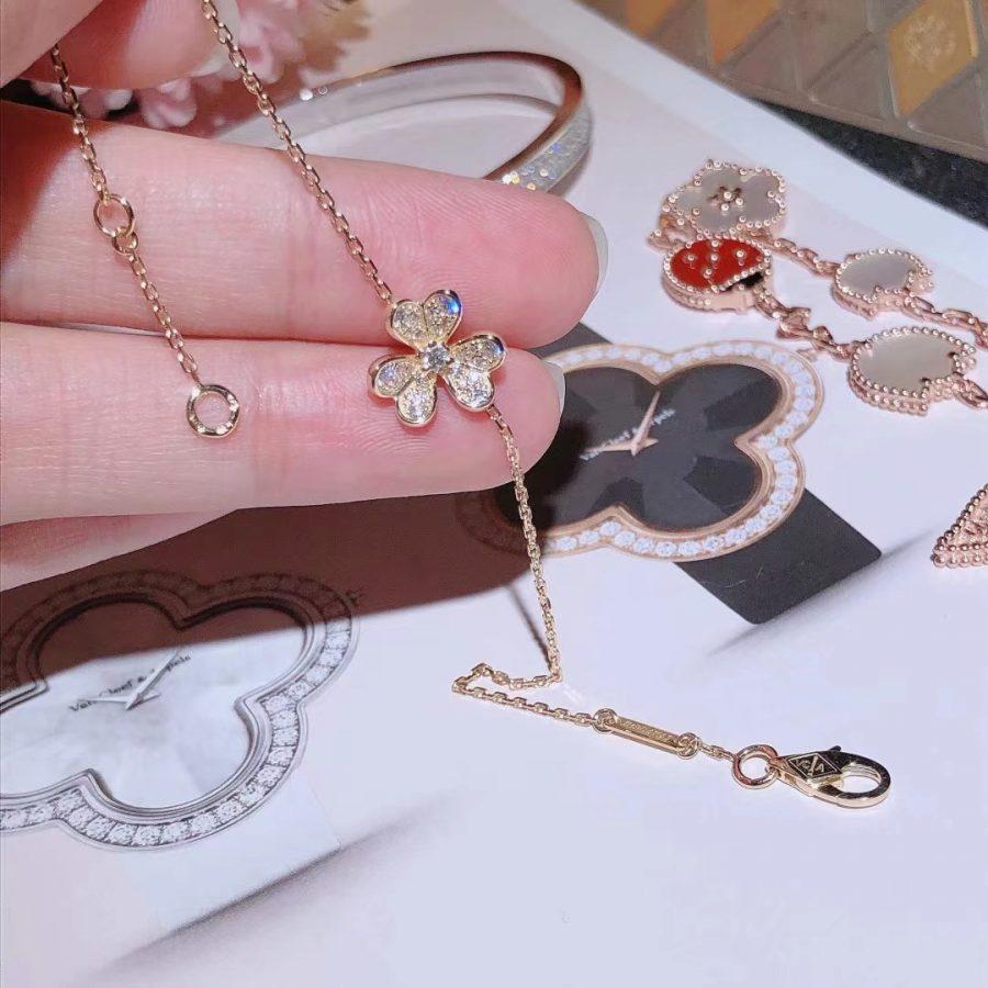 [Avelora Jewelry ]FRIVOLE GOLD FLOWER DIAMOND BRACELET