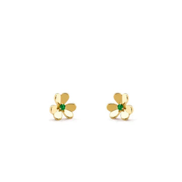 [Avelora Jewelry ]FRIVOLE  FLOWER MALACHITE EARRINGS