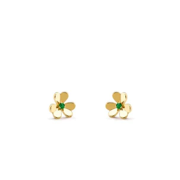 [Avelora Jewelry ]FRIVOLE  FLOWER MALACHITE EARRINGS