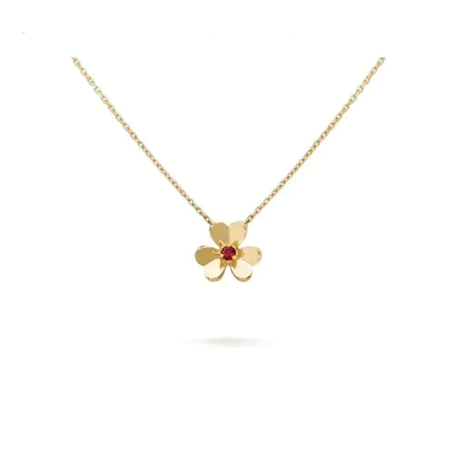 [Avelora]FRIVOLE FLORAL CHARM NECKLACE