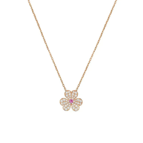 [Avelora]PAVÉ DIAMOND BUTTERFLY CHARM NECKLACE