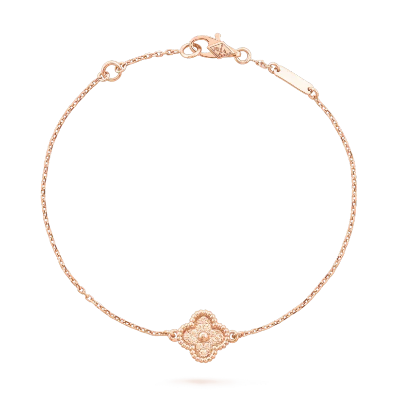 [Avelora Jewelry ]CLOVER SINGLE FLOWER BRACELET