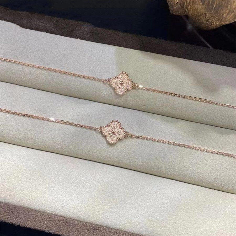 [Avelora Jewelry ]CLOVER SINGLE FLOWER BRACELET