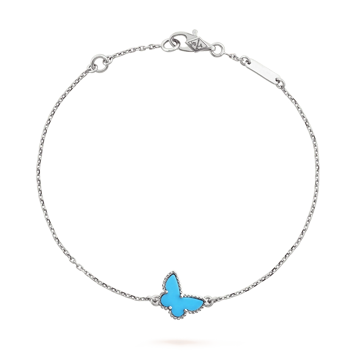 [Avelora Jewelry ]BUTTERFLY TURQUOISE BUTTERFLY BRACELET SILVER