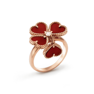 [Avelora Jewelry ]SWEET CLOVER CARNELIAN RING