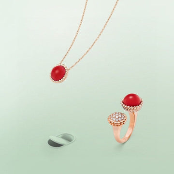 [Avelora Jewelry ]PERLEE COULEURS DIAMOND ROSE GOLD BETWEEN THE FINGER RING
