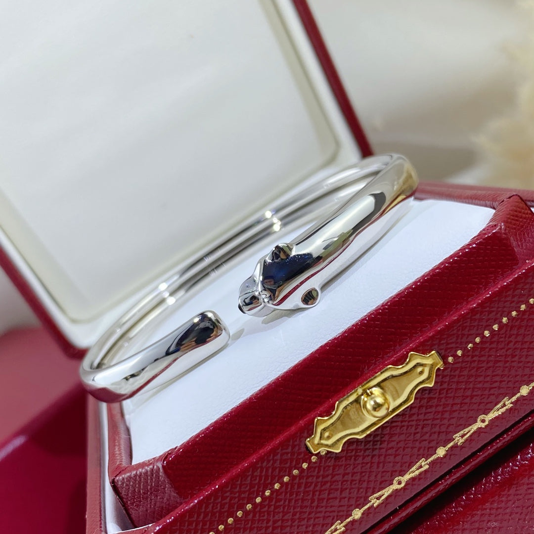 [Avelora Jewelry ]PANTHERE SILVER OPEN BRACELET