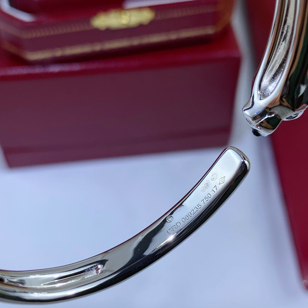 [Avelora Jewelry ]PANTHERE SILVER OPEN BRACELET