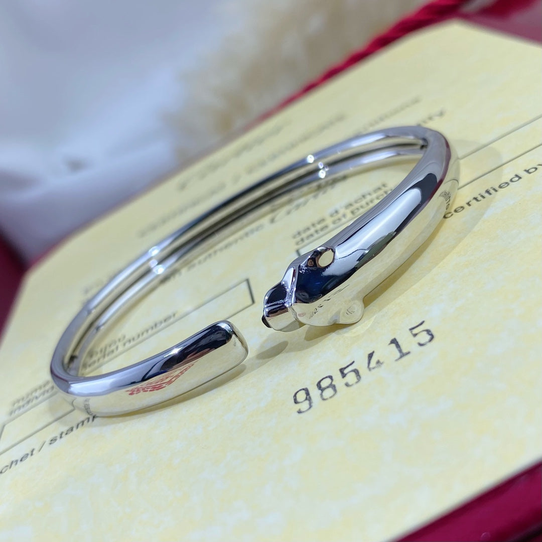 [Avelora Jewelry ]PANTHERE SILVER OPEN BRACELET