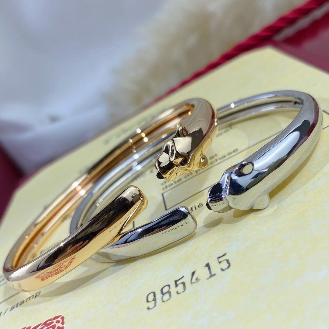 [Avelora Jewelry ]PANTHERE SILVER OPEN BRACELET
