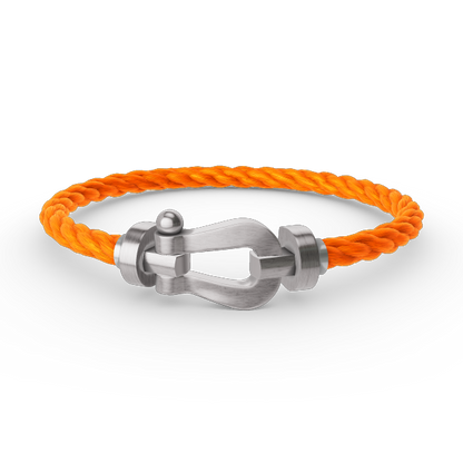 [Avelora]FORCE LARGE HORSESHOE BRACELET - WHITE GOLD