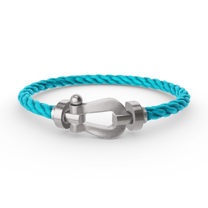 [Avelora]FORCE LARGE HORSESHOE BRACELET - WHITE GOLD