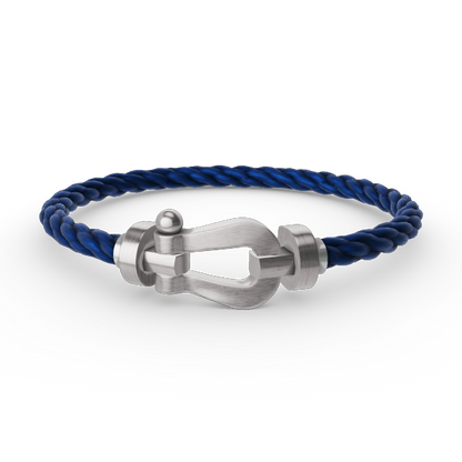 [Avelora]FORCE LARGE HORSESHOE BRACELET - WHITE GOLD