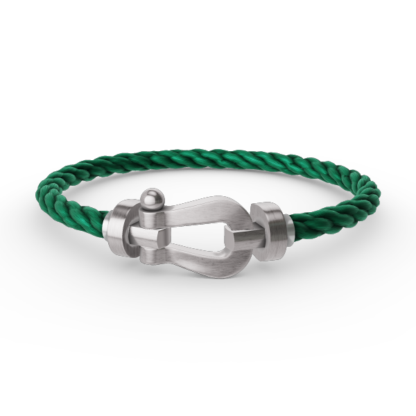 [Avelora]FORCE LARGE HORSESHOE BRACELET - WHITE GOLD