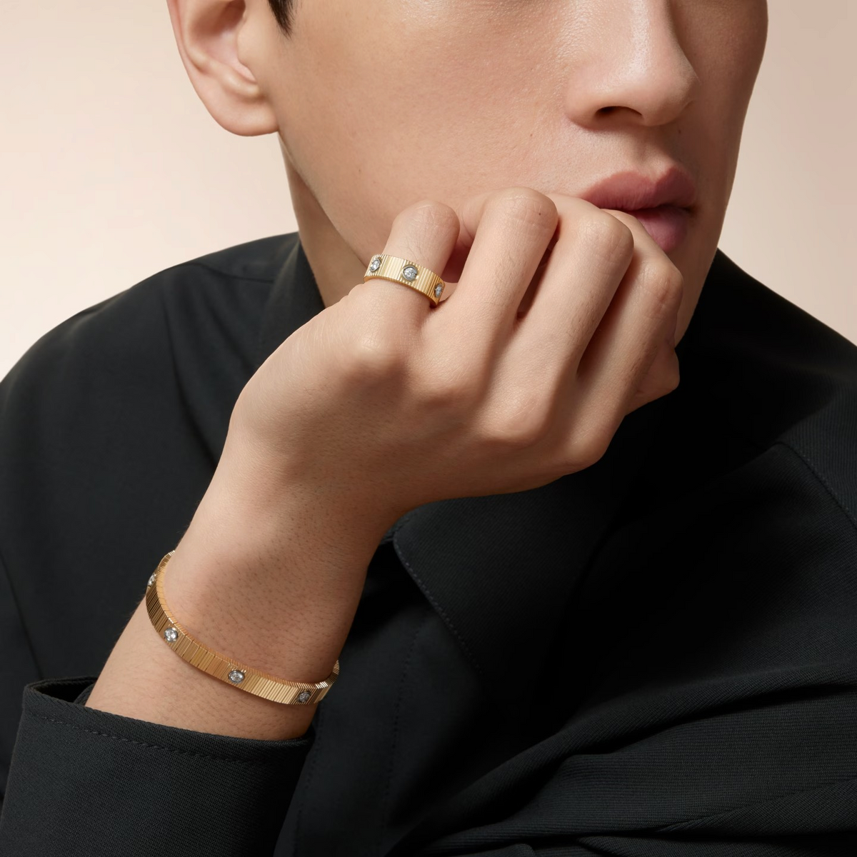 [Avelora jewelry]LOVE 6.5MM UNLIMITED RING, 6 DIAMONDS