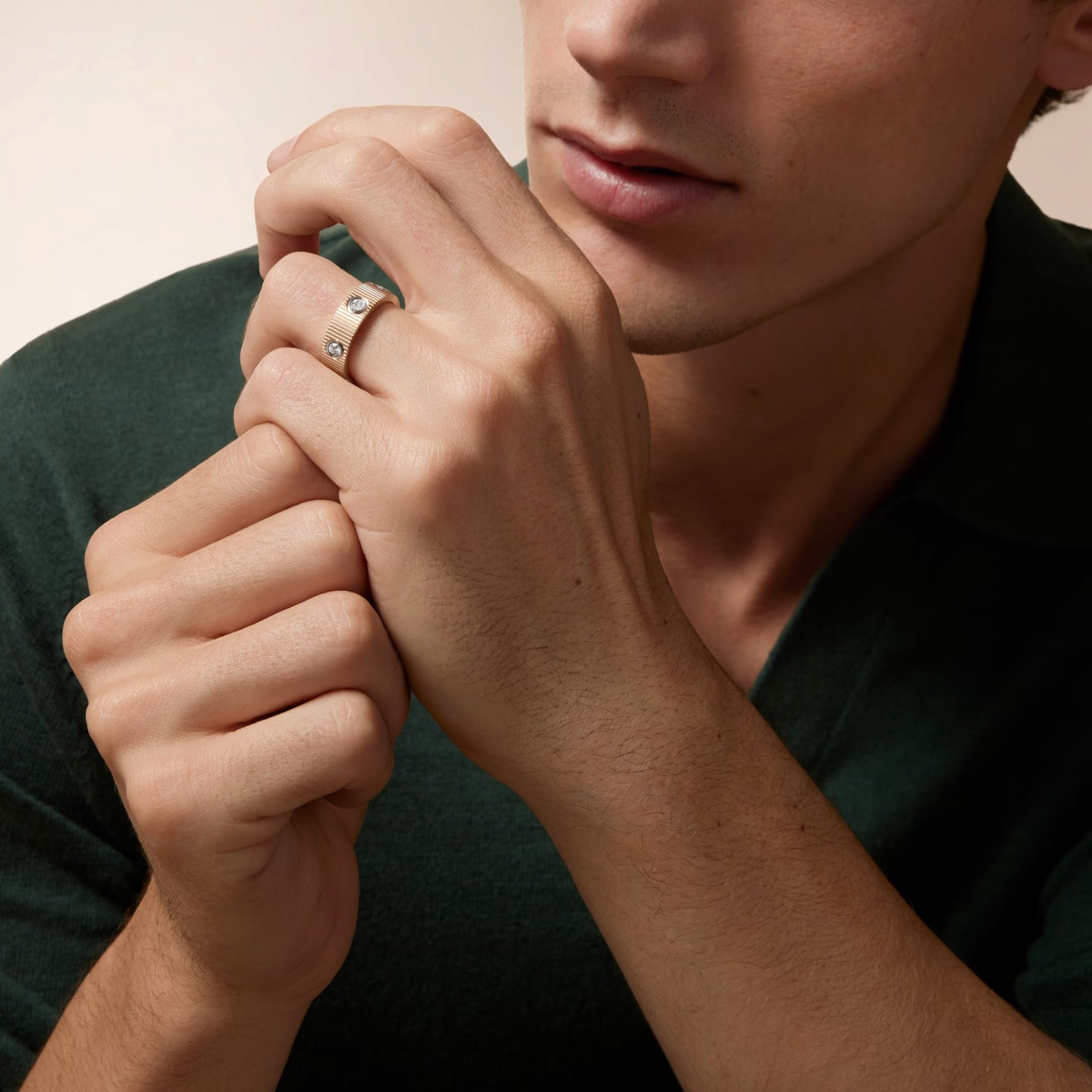 [Avelora jewelry]LOVE 6.5MM UNLIMITED RING, 6 DIAMONDS