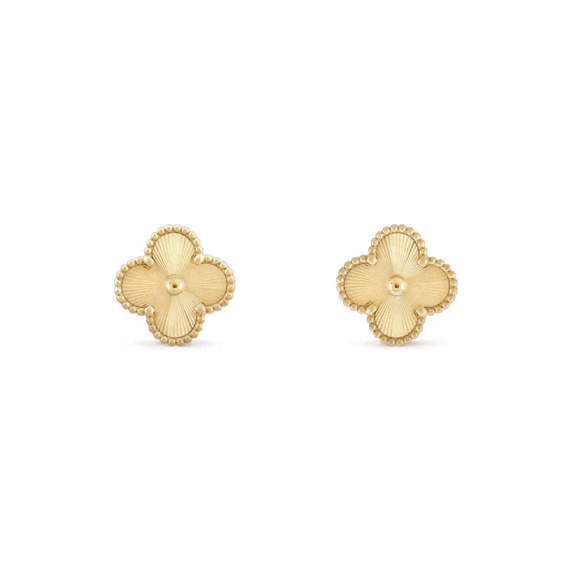 [Avelora Jewelry ]CLOVER MEDIUM 1 MOTIFS LASER EARRINGS