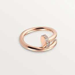 [Avelora Jewelry ]JUSTE RING 2.65MM PINK GOLD DIAMOND