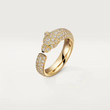 [Avelora Jewelry ]PANTHERE PINK GOLD DIAMOND RING
