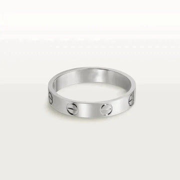 [Avelora Jewelry ]LOVE RING 4MM 1 DIAMOND SILVER