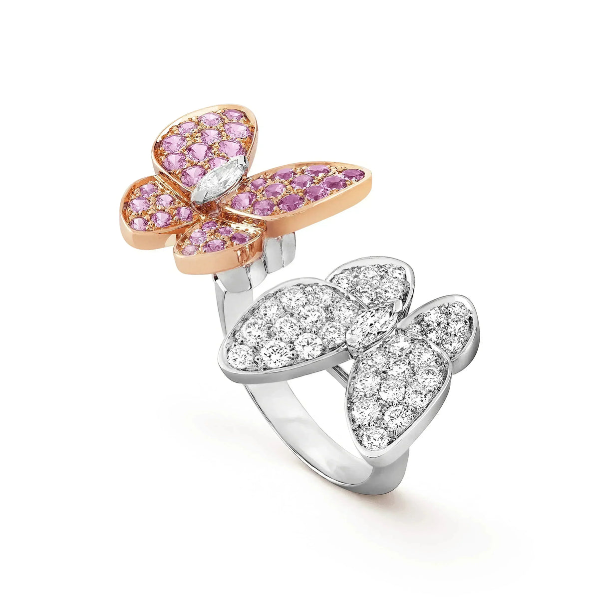 [Avelora Jewelry ]TWIN BUTTERFLY DIAMOND RING